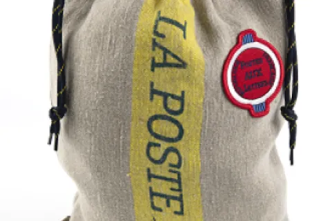Sac en toile postale avec écusson