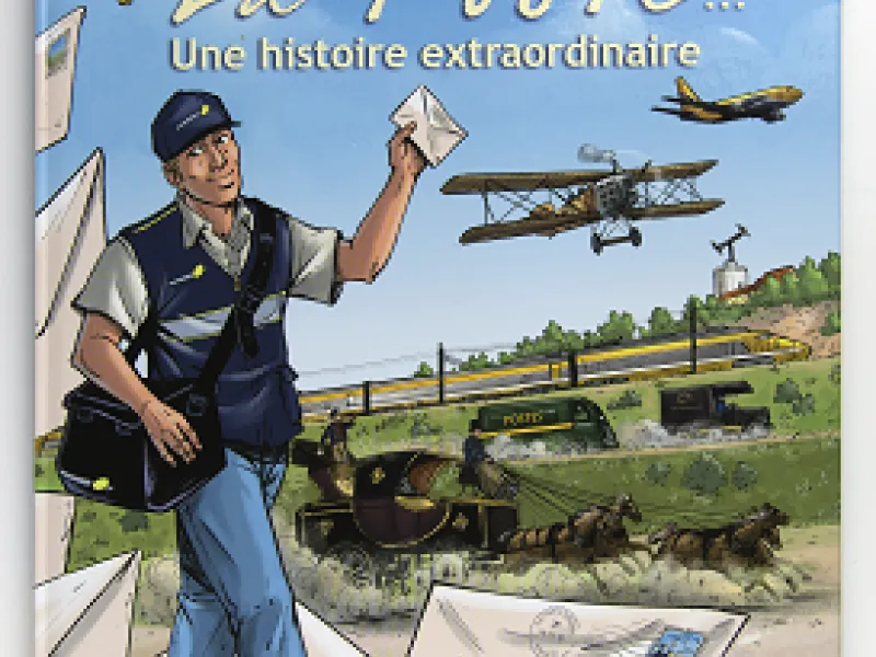 Vue 1 – BD La Poste une histoire extraordinaire